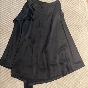 Chic Black Full A-Line Women's Skirt